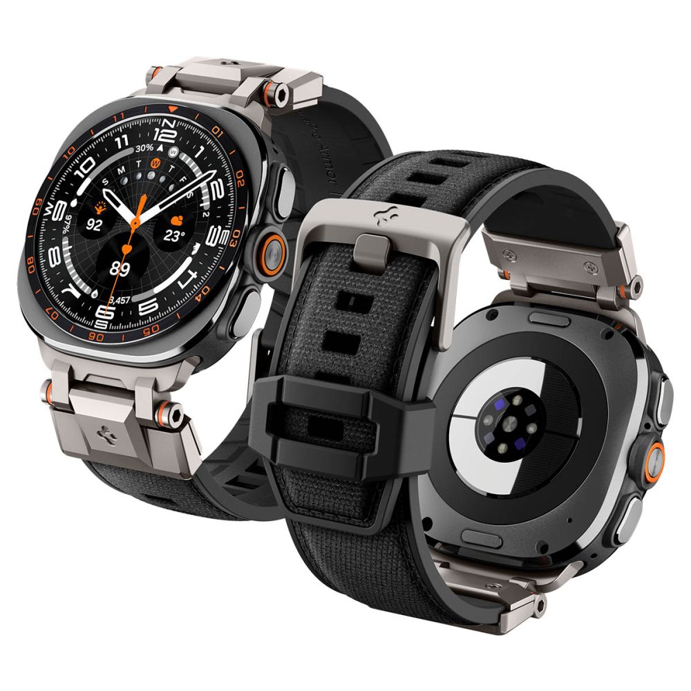 Spigen DuraPro Armor-rem til Samsung Galaxy Watch Ultra 47 mm – svart