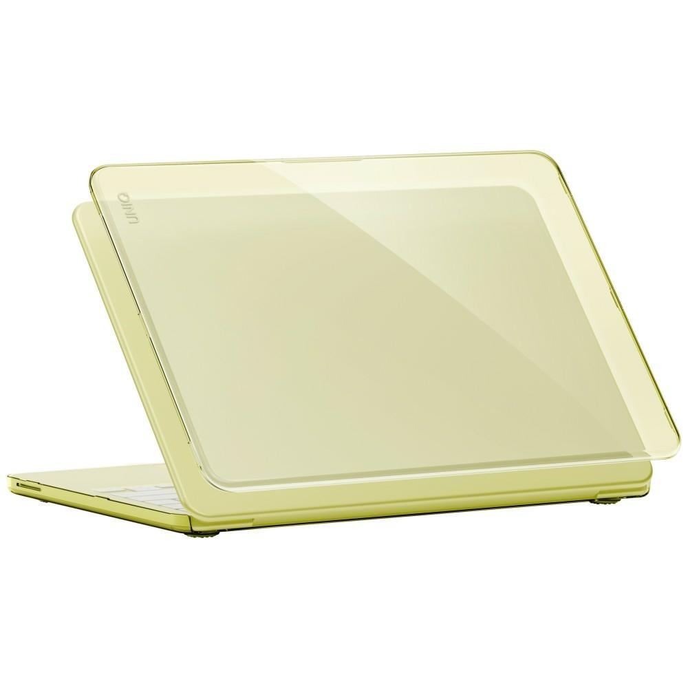 Uniq Vero-etui til MacBook Neo – gjennomsiktig gul