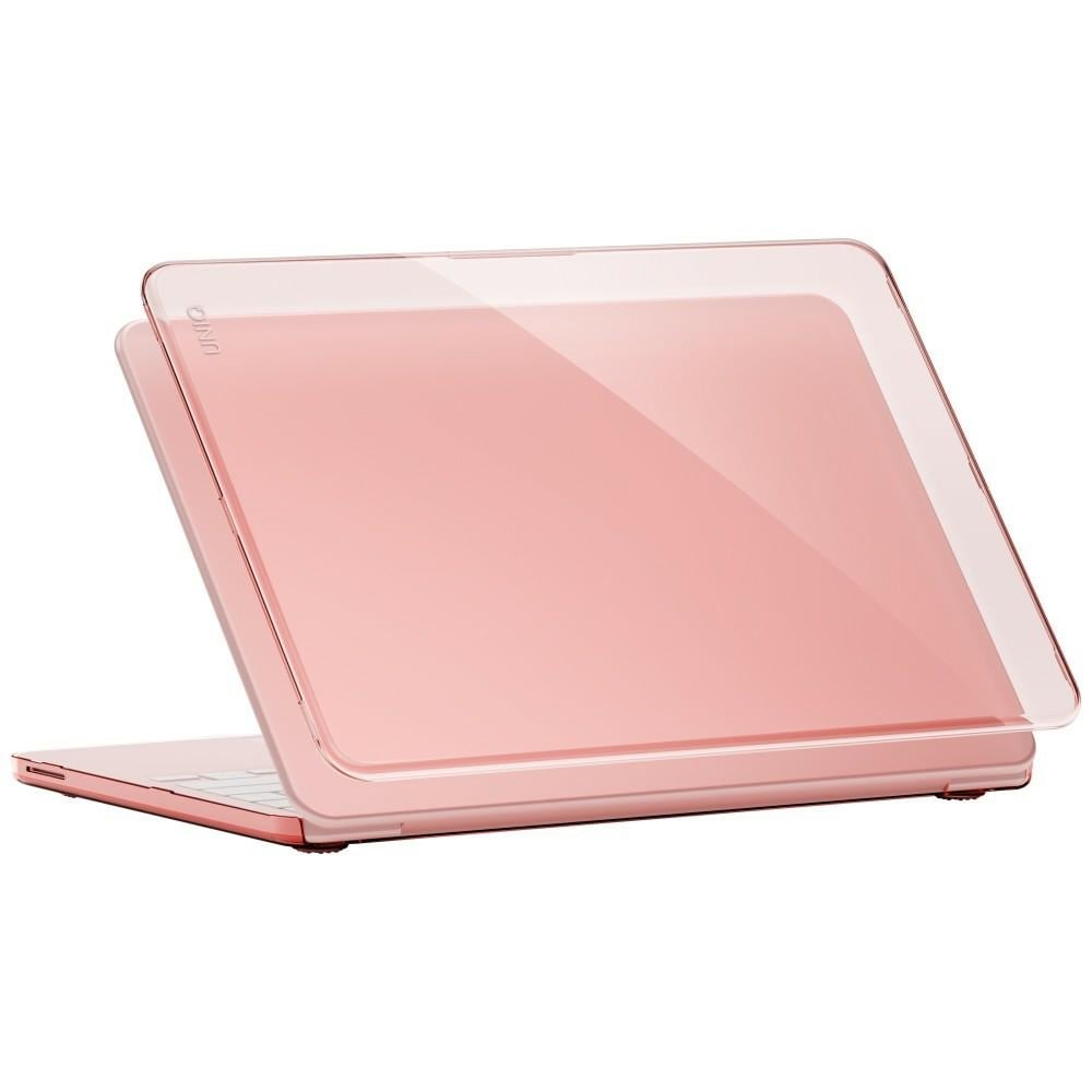 Uniq Vero-etui til MacBook Neo – gjennomsiktig rosa