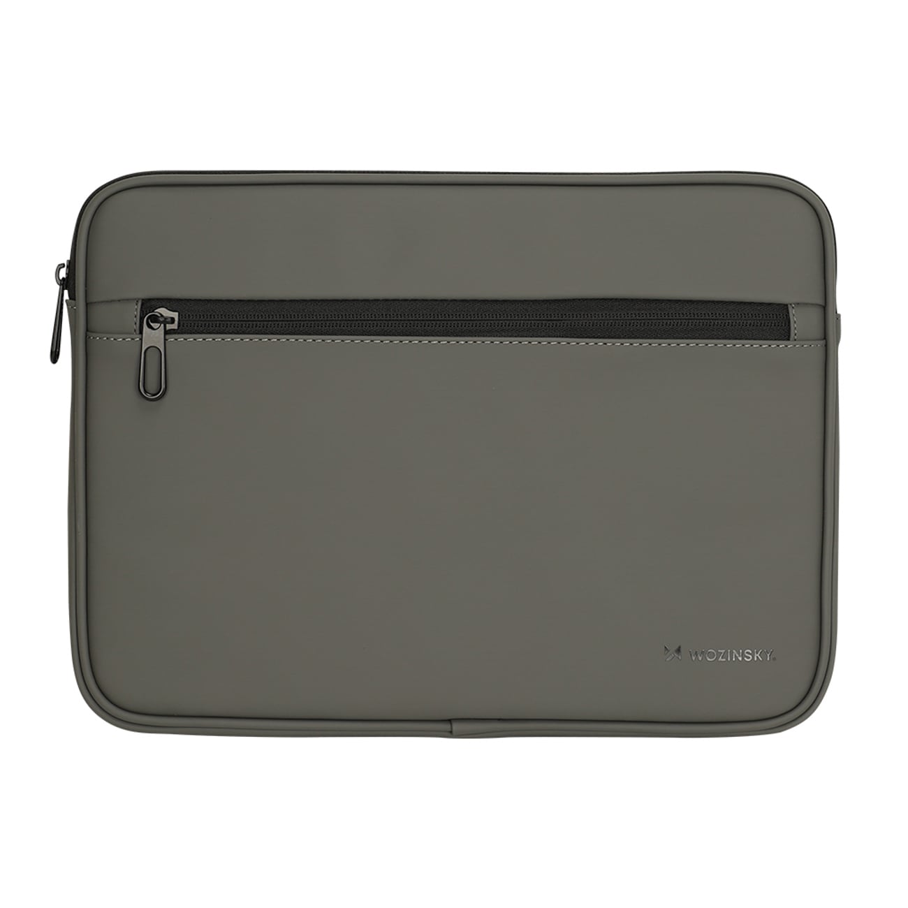 Wozinsky WPL-15 15,6" bærbar PC-veske med glidelås i metall – grå