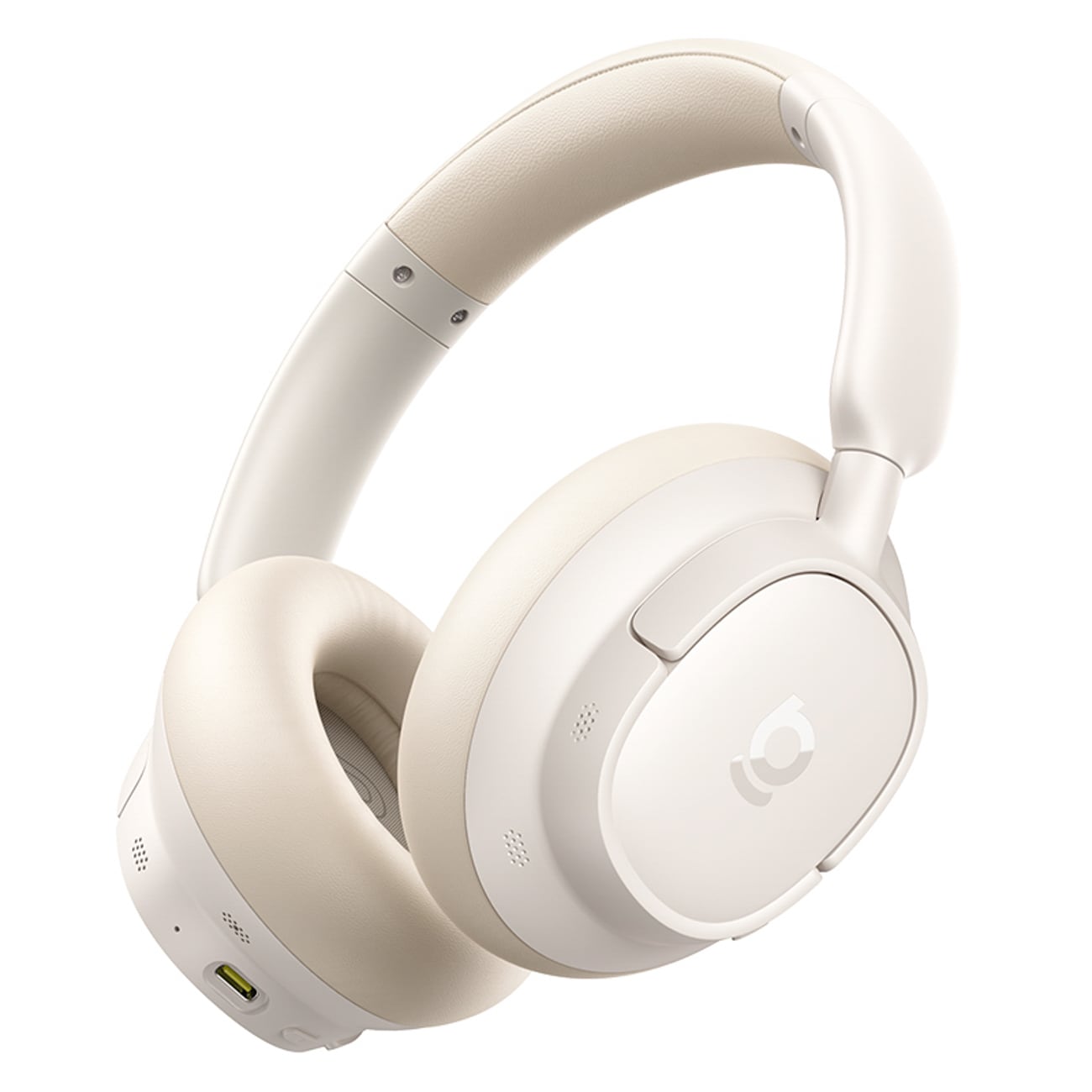 Baseus Bass BH1 NC Lite trådløse over-ear-hodetelefoner med ANC – hvit