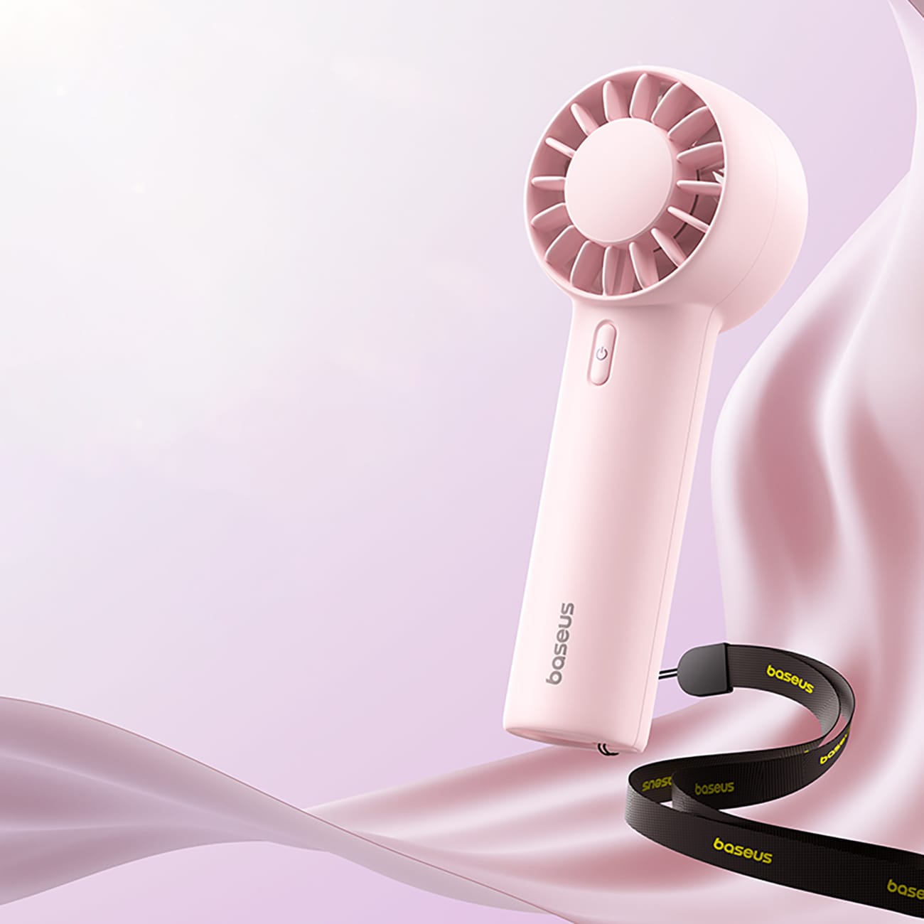 Baseus GoTrip DT1-vifte – rosa