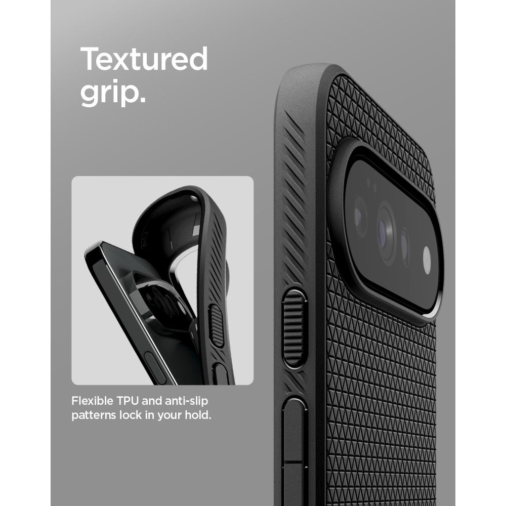 Spigen Liquid Air-etui til Google Pixel 11 Pro – matt svart