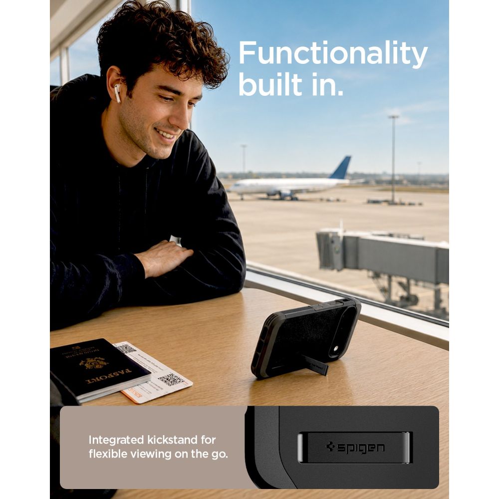 Spigen Tough Armor Mag MagSafe-etui til Google Pixel 11 Pro – svart