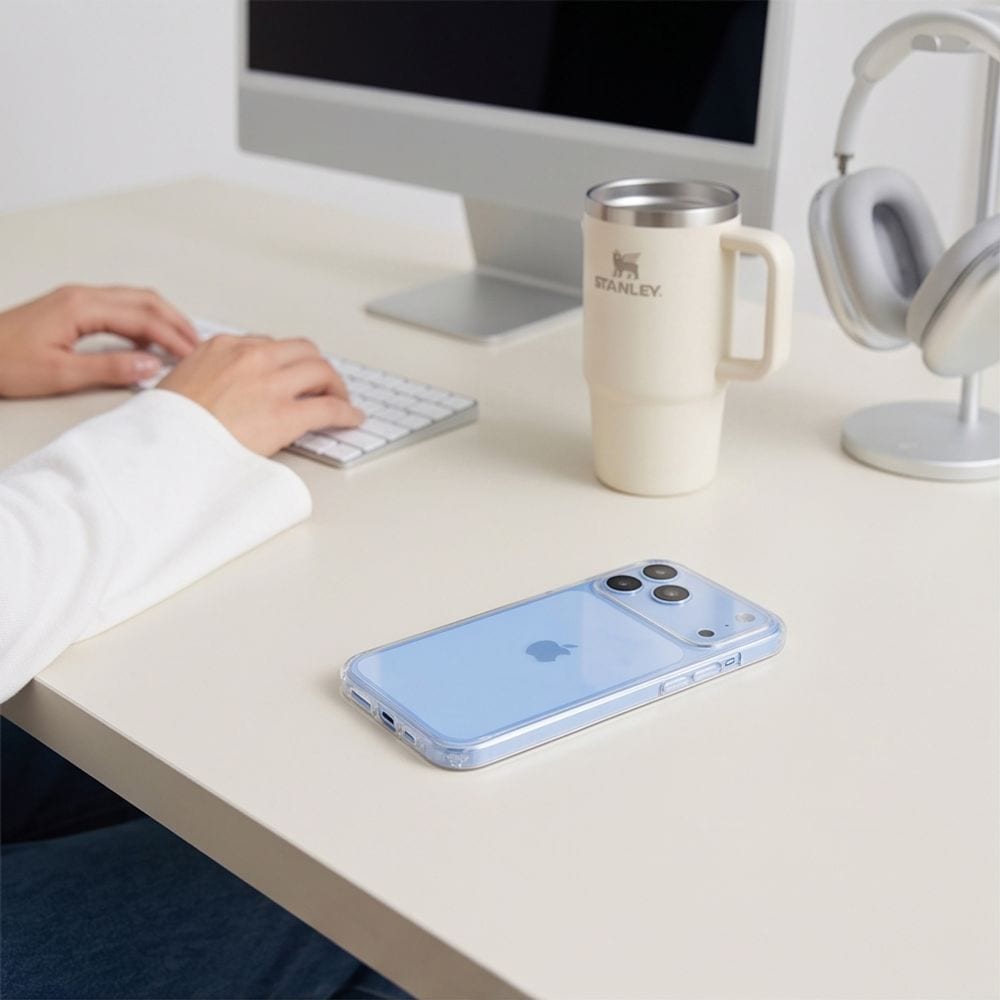 Tech-Protect FlexAir Hybrid-etui til iPhone 17 Pro / 18 Pro – gjennomsiktig