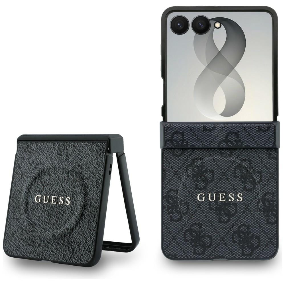 Guess 4G Classic MagSafe-etui til Samsung Galaxy Z Flip 8 – svart