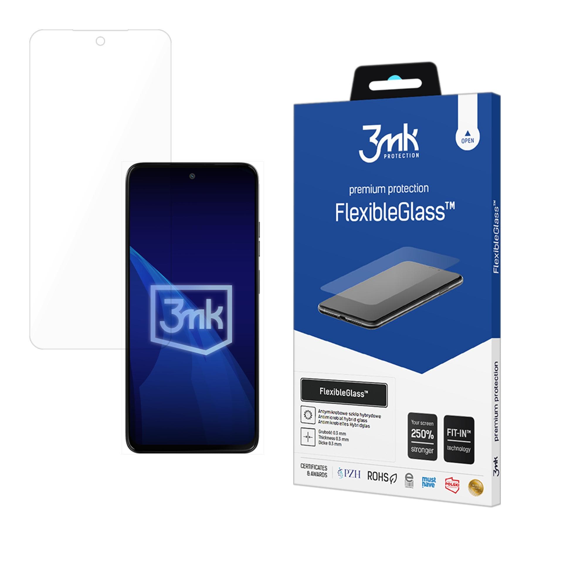 Hybrid Glass 3mk FlexibleGlass™ til Motorola Moto G15 / G15 Power