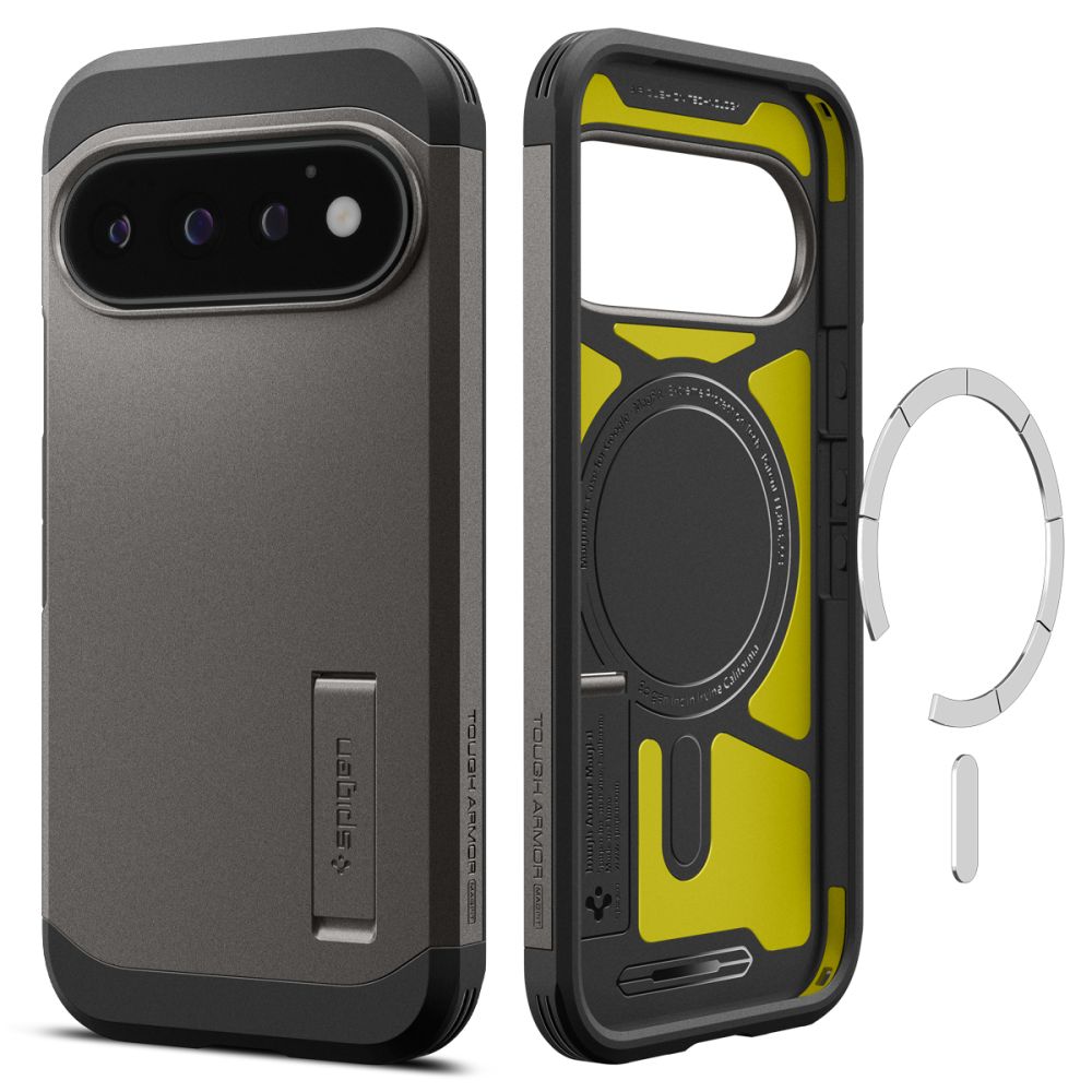 Spigen Tough Armor Mag MagSafe-etui til Google Pixel 11 Pro – mørkegrå