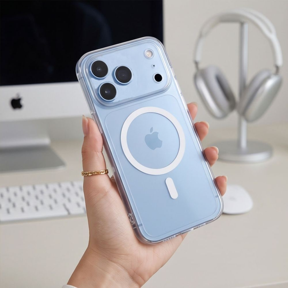 Tech-Protect FlexAir MagSafe-etui til iPhone 17 Pro Max / 18 Pro Max – gjennomsiktig