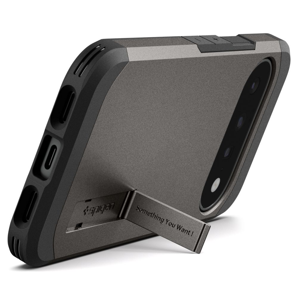 Spigen Tough Armor Mag MagSafe-etui til Google Pixel 11 – mørkegrå