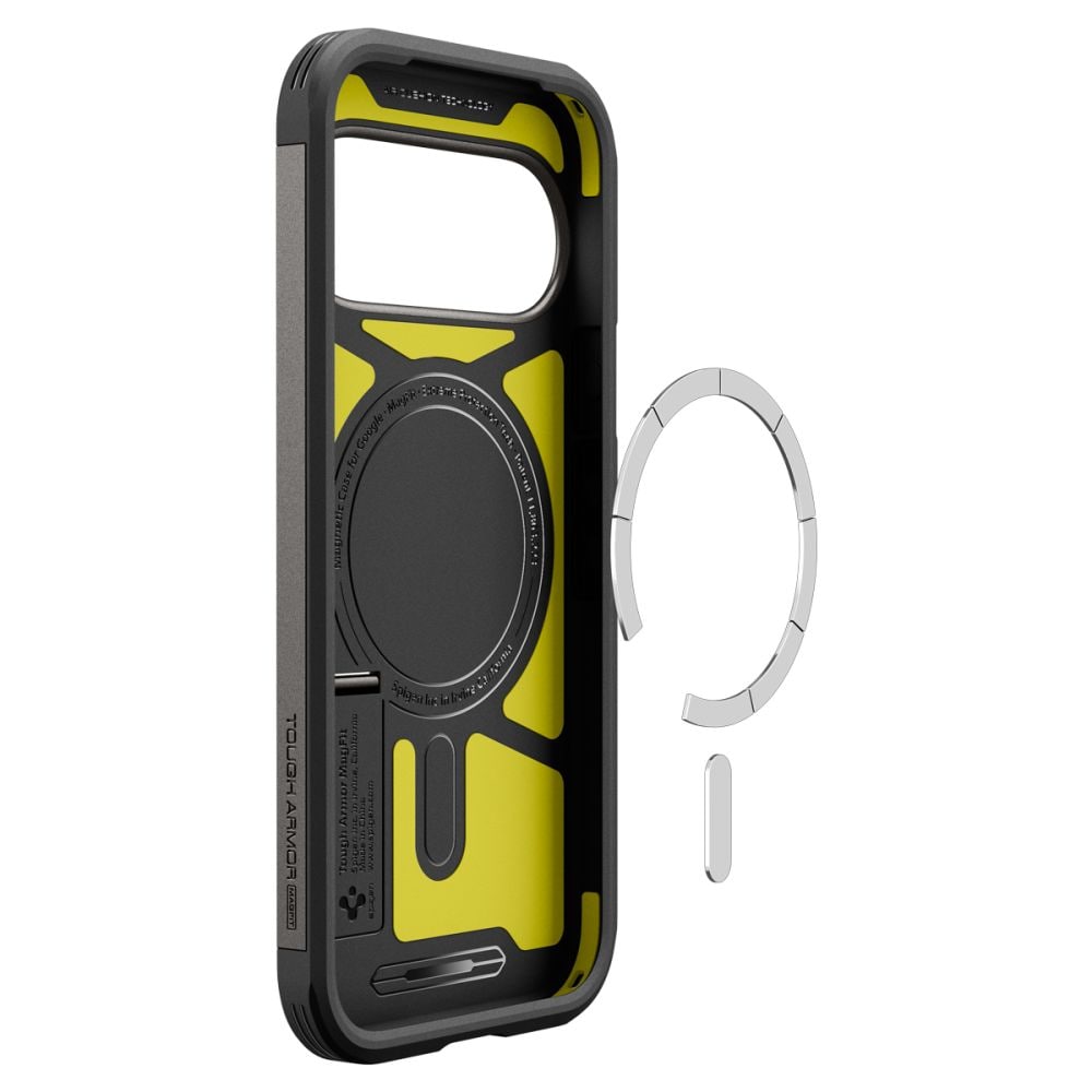 Spigen Tough Armor Mag MagSafe-etui til Google Pixel 11 – mørkegrå