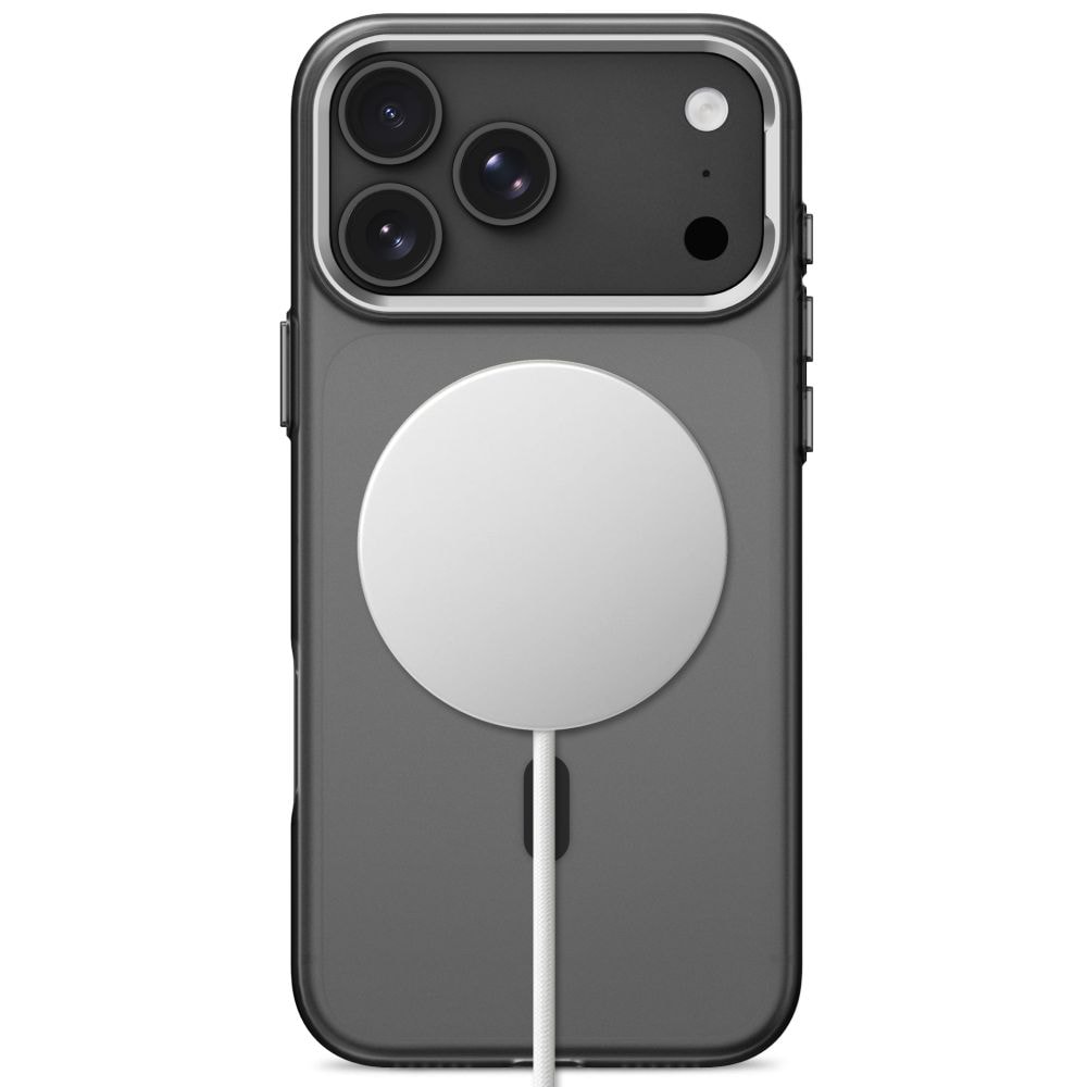 Tech-Protect MagZero MagSafe-etui til iPhone 17 Pro / 18 Pro – gennemskinnelig, matt svart