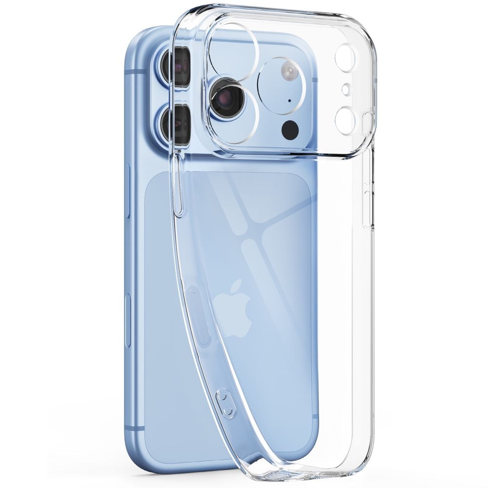 Tech-Protect FlexAir-etui til iPhone 17 Pro Max / 18 Pro Max – gjennomsiktig