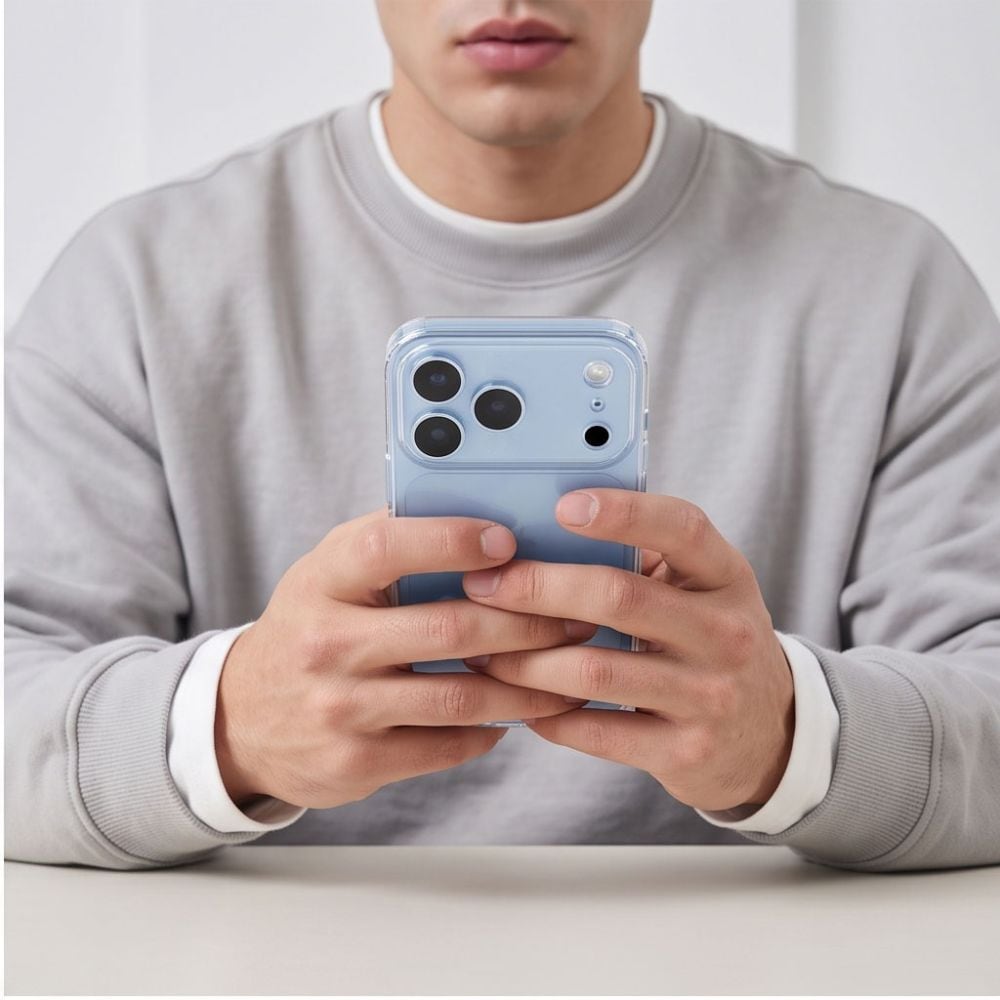 Tech-Protect FlexAir-etui til iPhone 17 Pro Max / 18 Pro Max – gjennomsiktig
