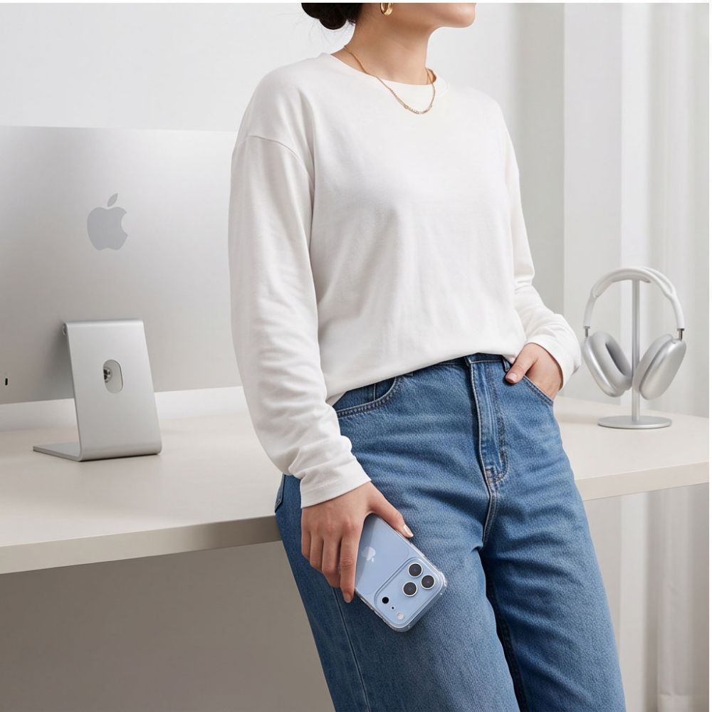 Tech-Protect FlexAir-etui til iPhone 17 Pro Max / 18 Pro Max – gjennomsiktig