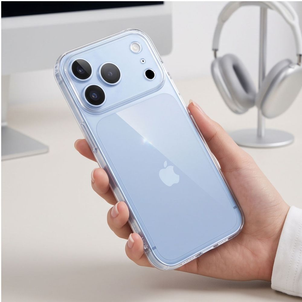Tech-Protect FlexAir-etui til iPhone 17 Pro Max / 18 Pro Max – gjennomsiktig
