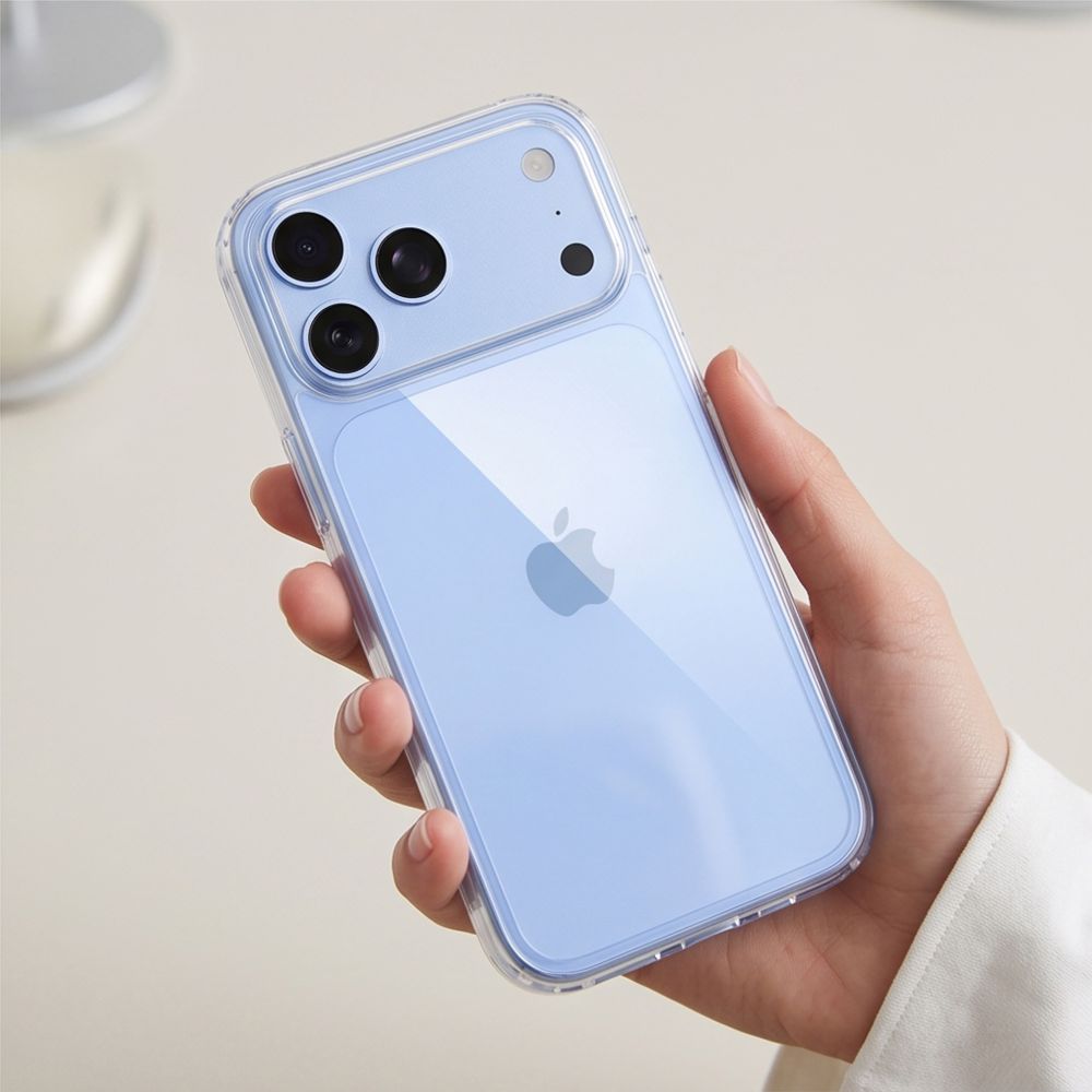 Tech-Protect FlexAir Hybrid-etui til iPhone 17 Pro Max / 18 Pro Max – gjennomsiktig