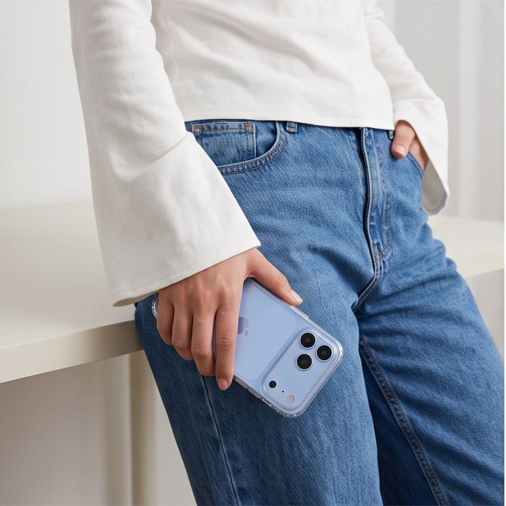 Tech-Protect FlexAir Hybrid-etui til iPhone 17 Pro Max / 18 Pro Max – gjennomsiktig