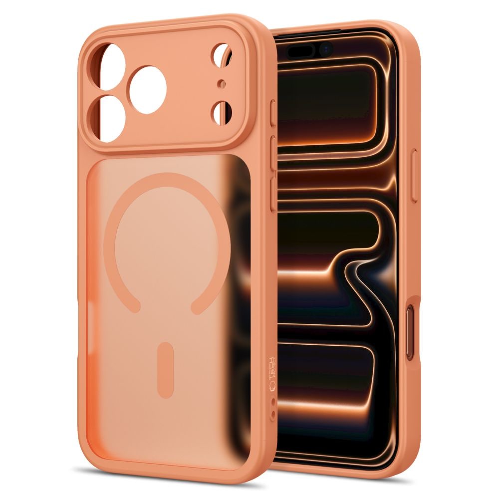 Tech-Protect BasicMag MagSafe-etui til iPhone 17 Pro / 18 Pro – matt oransje