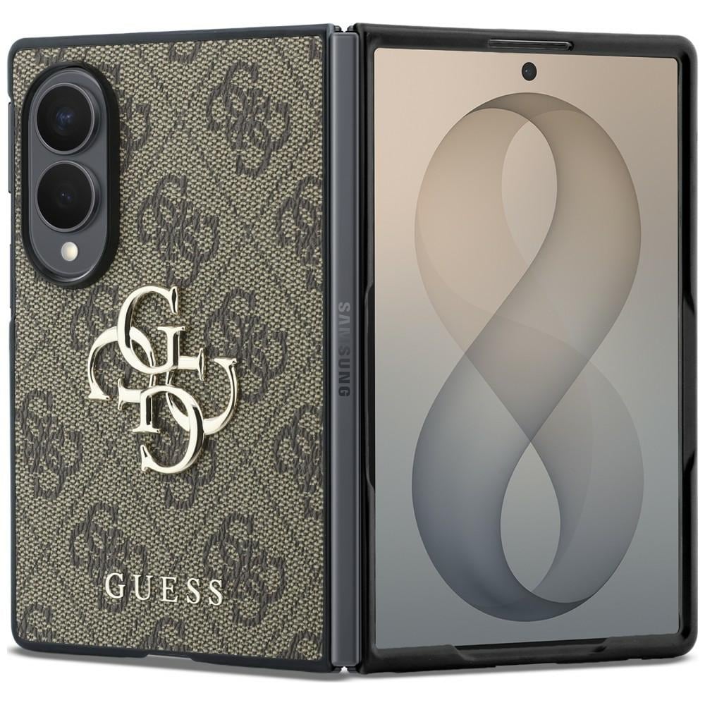 Guess Big 4G-logoetui til Samsung Galaxy Z Fold 8 – brun