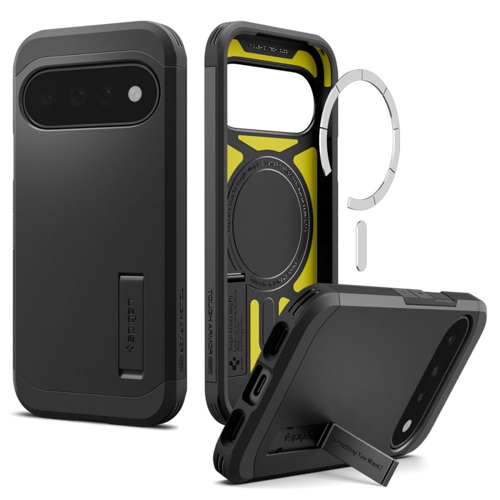 Spigen Tough Armor Mag MagSafe-etui til Google Pixel 11 – svart