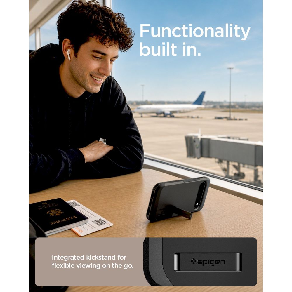 Spigen Tough Armor Mag MagSafe-etui til Google Pixel 11 – svart