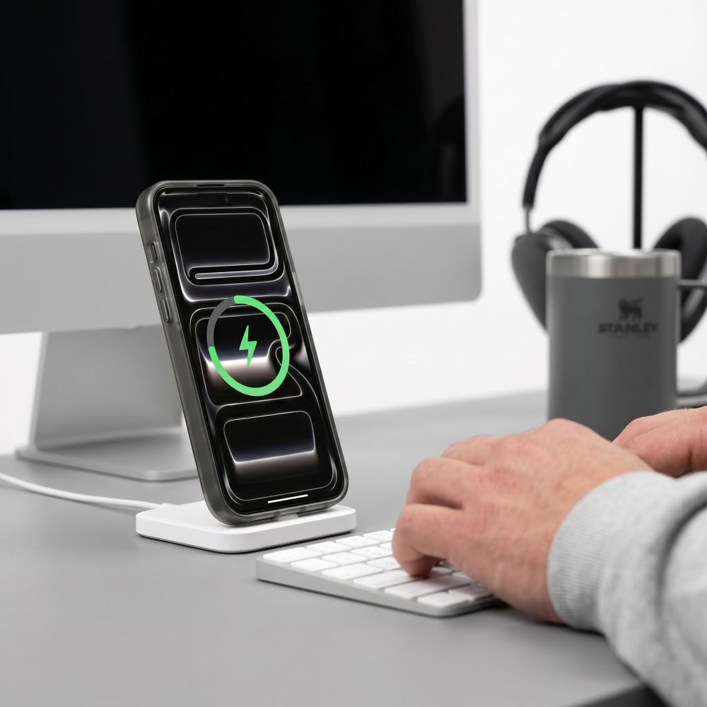 Tech-Protect MagZero MagSafe-etui til iPhone 17 Pro Max / 18 Pro Max – gjennomskinnelig, matt svart