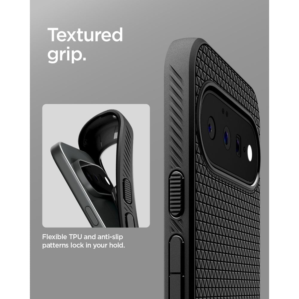 Spigen Liquid Air-etui til Google Pixel 11 – matt svart