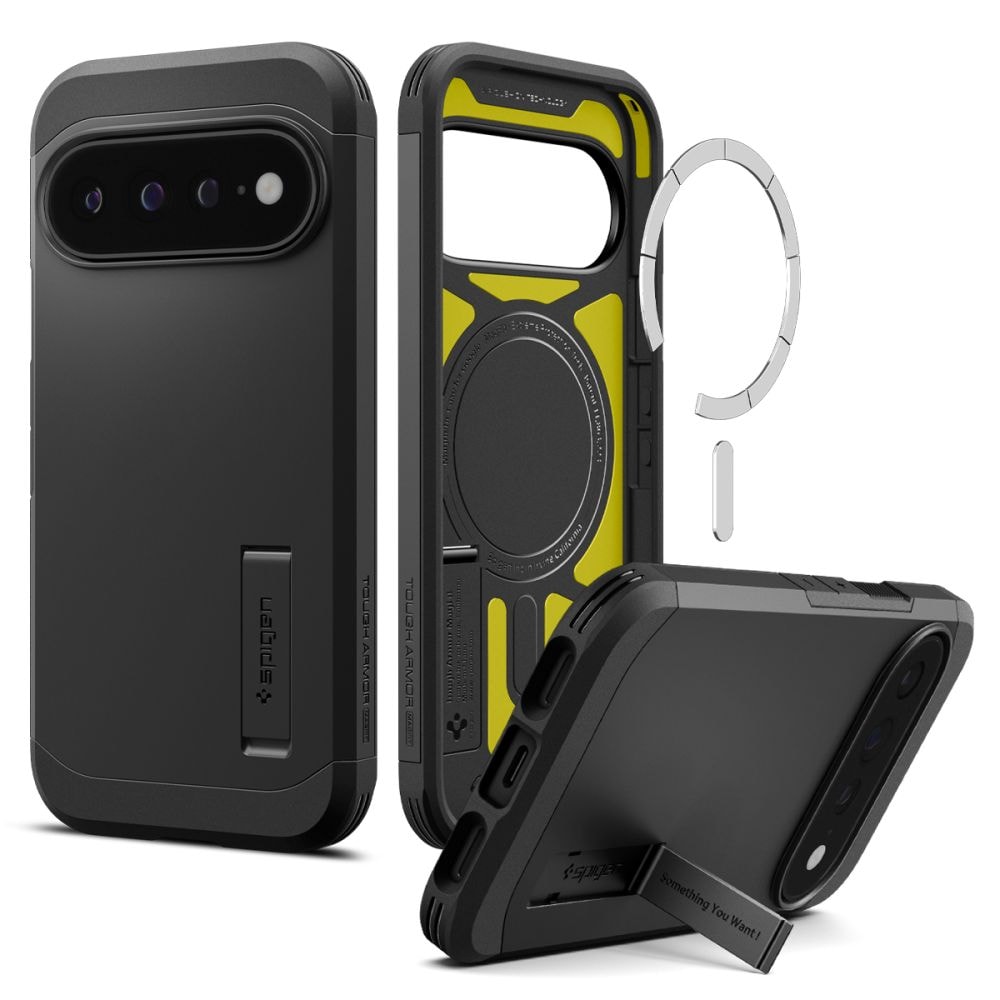 Spigen Tough Armor Mag MagSafe-etui til Google Pixel 11 Pro XL – svart