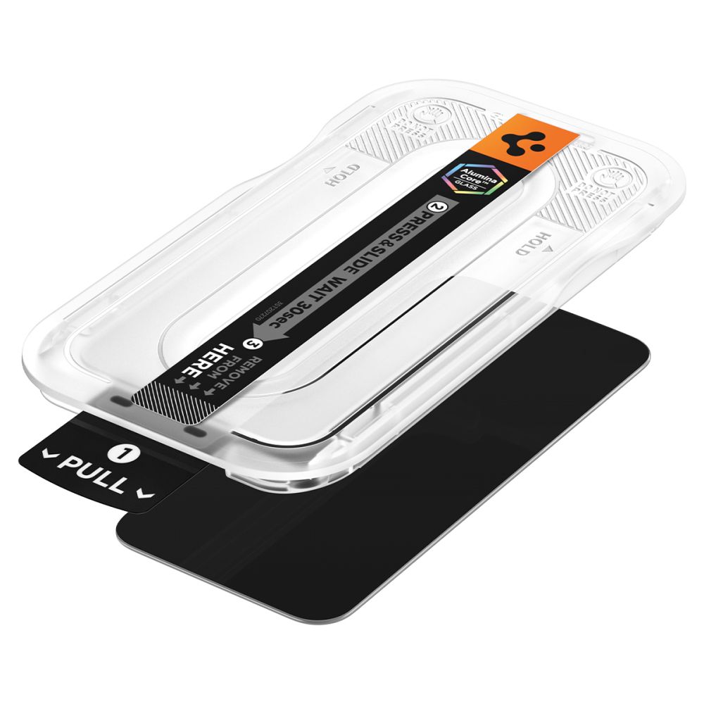 Spigen Glas.tR EZ Fit Pro HD, 2-pakk med personvernbeskyttet herdet glass til Google Pixel 10/11