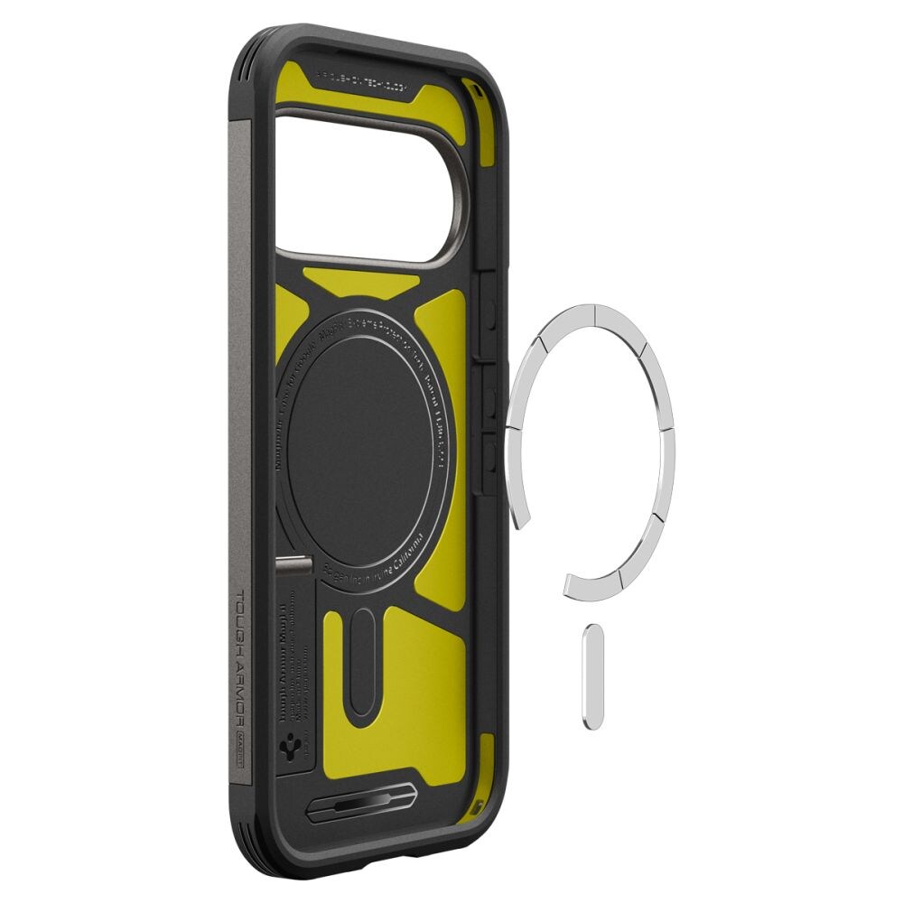 Spigen Tough Armor Mag MagSafe-etui til Google Pixel 11 Pro XL – mørkegrå