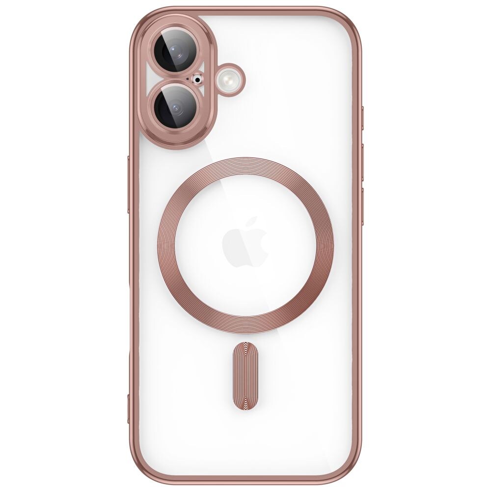 Tech-Protect MagFlex-etui til iPhone 17 – gjennomsiktig rosa