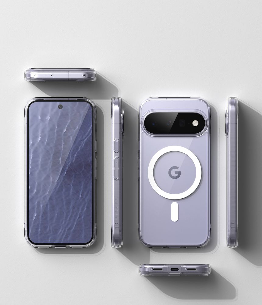 Ringke Fusion magnetisk MagSafe-etui til Google Pixel 11 – gjennomsiktig