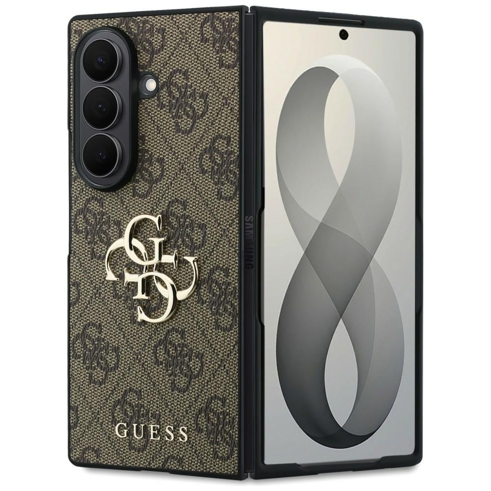 Guess Big 4G-logoetui til Samsung Galaxy Z Fold 8 Ultra – brunt