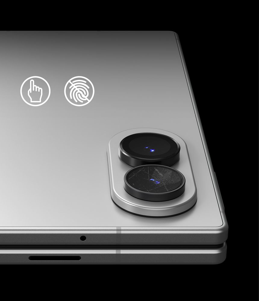 Ringke kamerarammebeskyttelse, 2-pakning, til Samsung Galaxy Z Fold 8 – svart