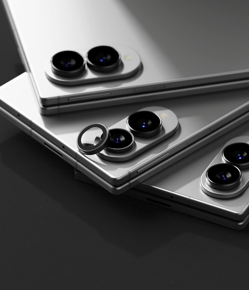 Ringke kamerarammebeskyttelse, 2-pakning, til Samsung Galaxy Z Fold 8 – svart