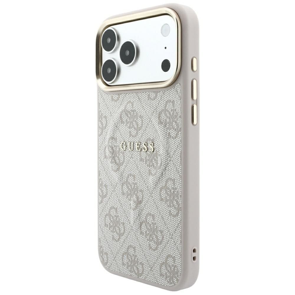 Guess preget 4G Classic MagSafe-etui til iPhone 17 Pro / 18 Pro – rosa