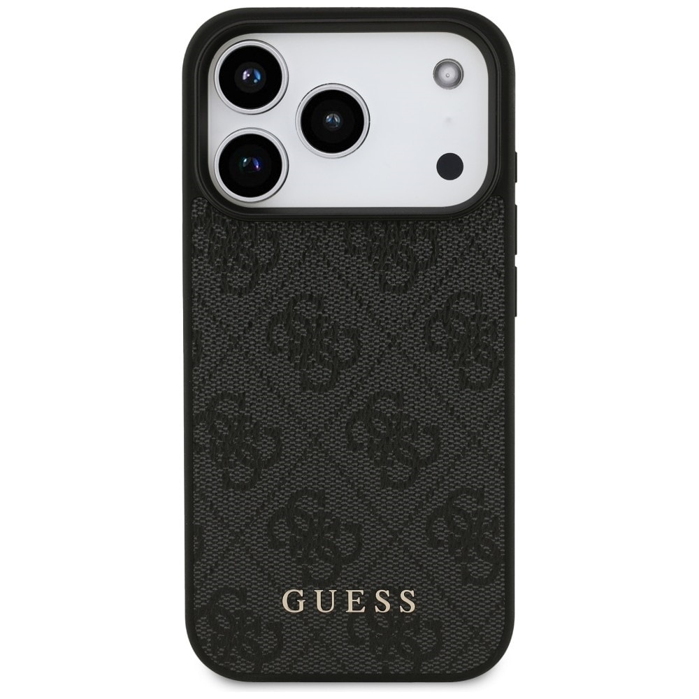 Guess 4G Classic-etui til iPhone 17 Pro / 18 Pro – svart