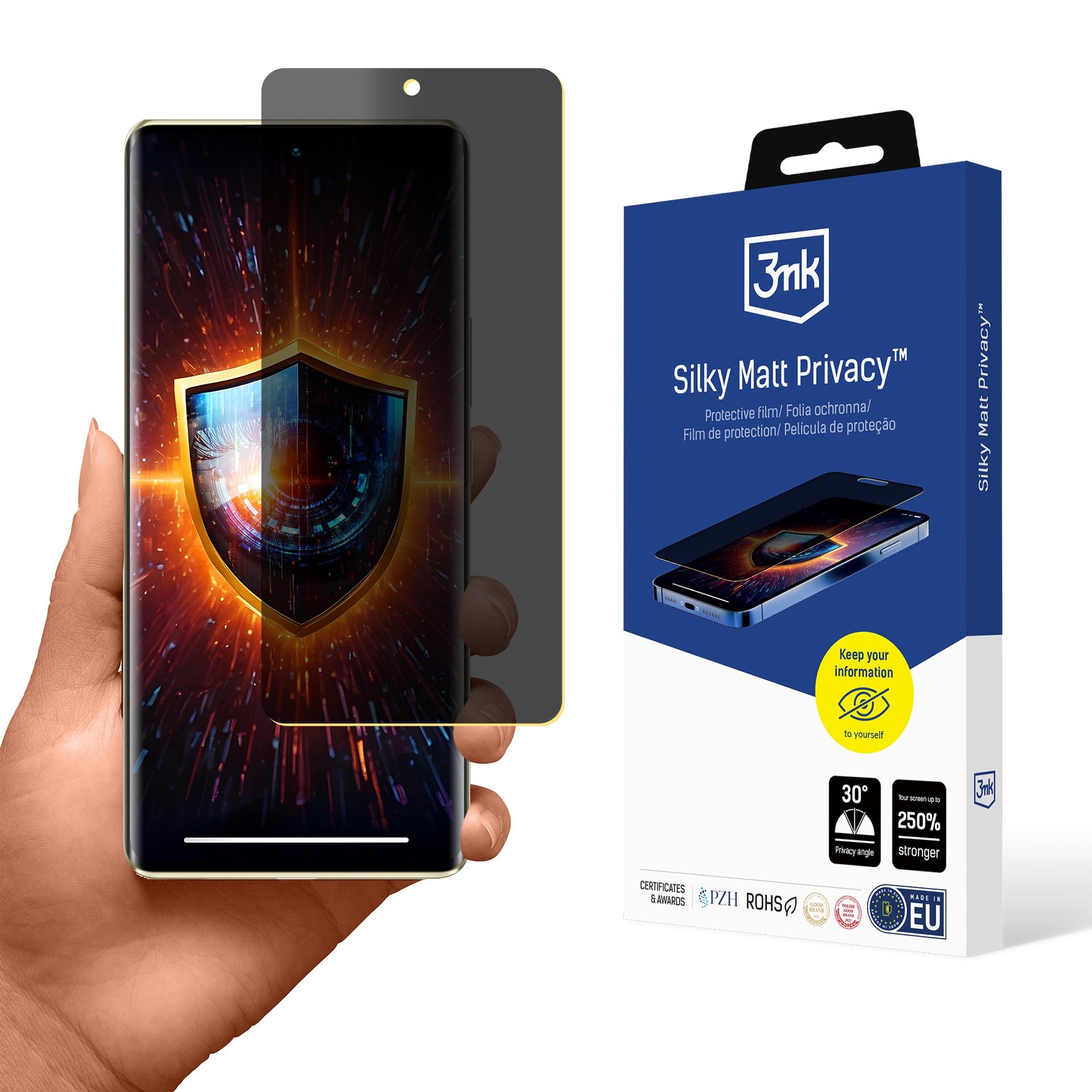 3mk Silky Matt Privacy-skjermbeskyttelse til Infinix Zero 30 5G