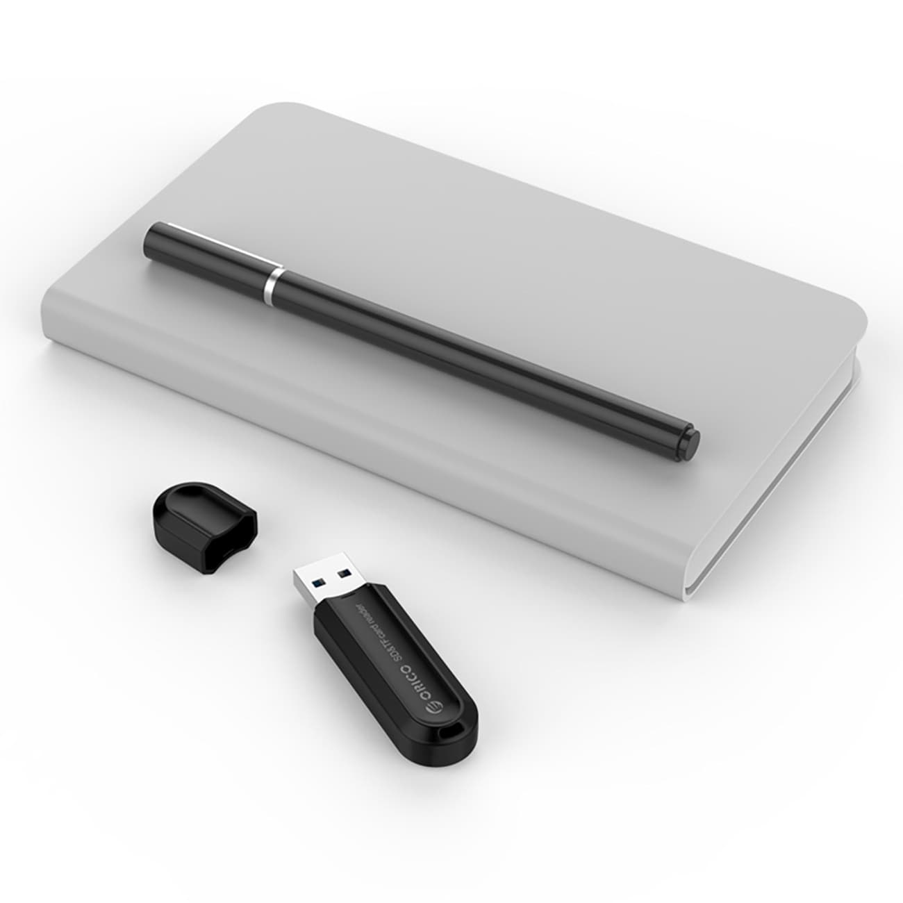 Orico CRS21 USB 3.0 minnekortleser for SD- og microSD-kort – svart