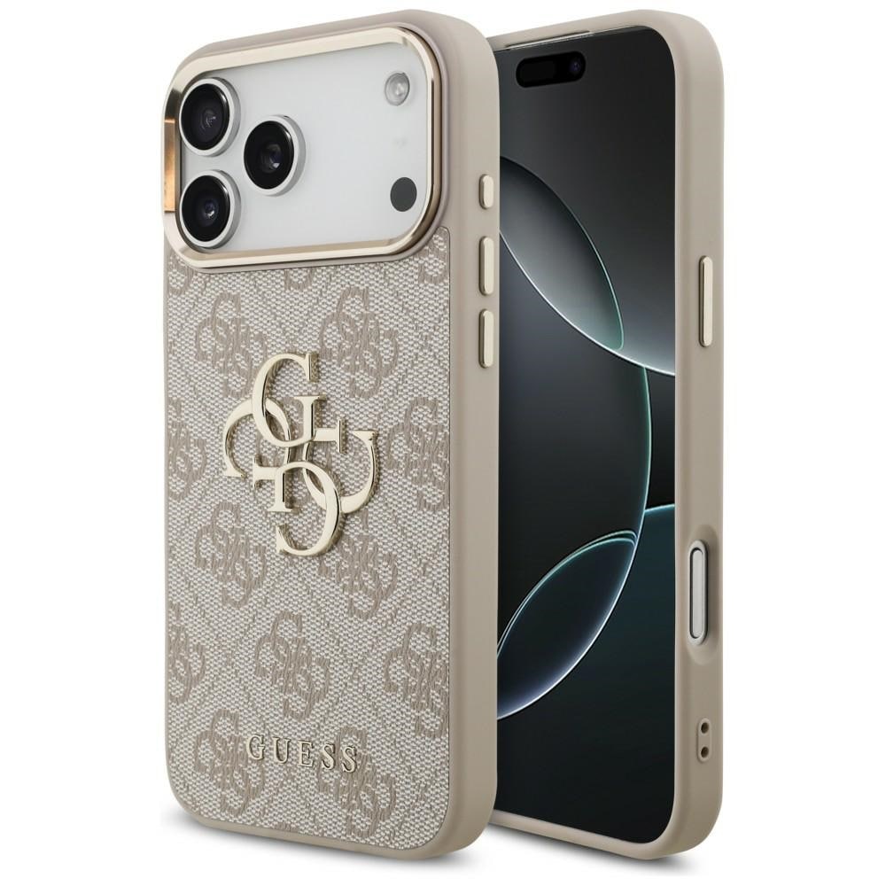 Guess 4G Big 4G Classic Logo-etui til iPhone 17 Pro Max / 18 Pro Max – Rosagull