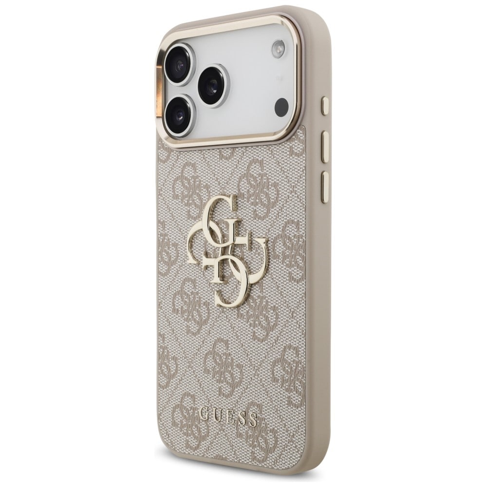 Guess 4G Big 4G Classic Logo-etui til iPhone 17 Pro Max / 18 Pro Max – Rosagull