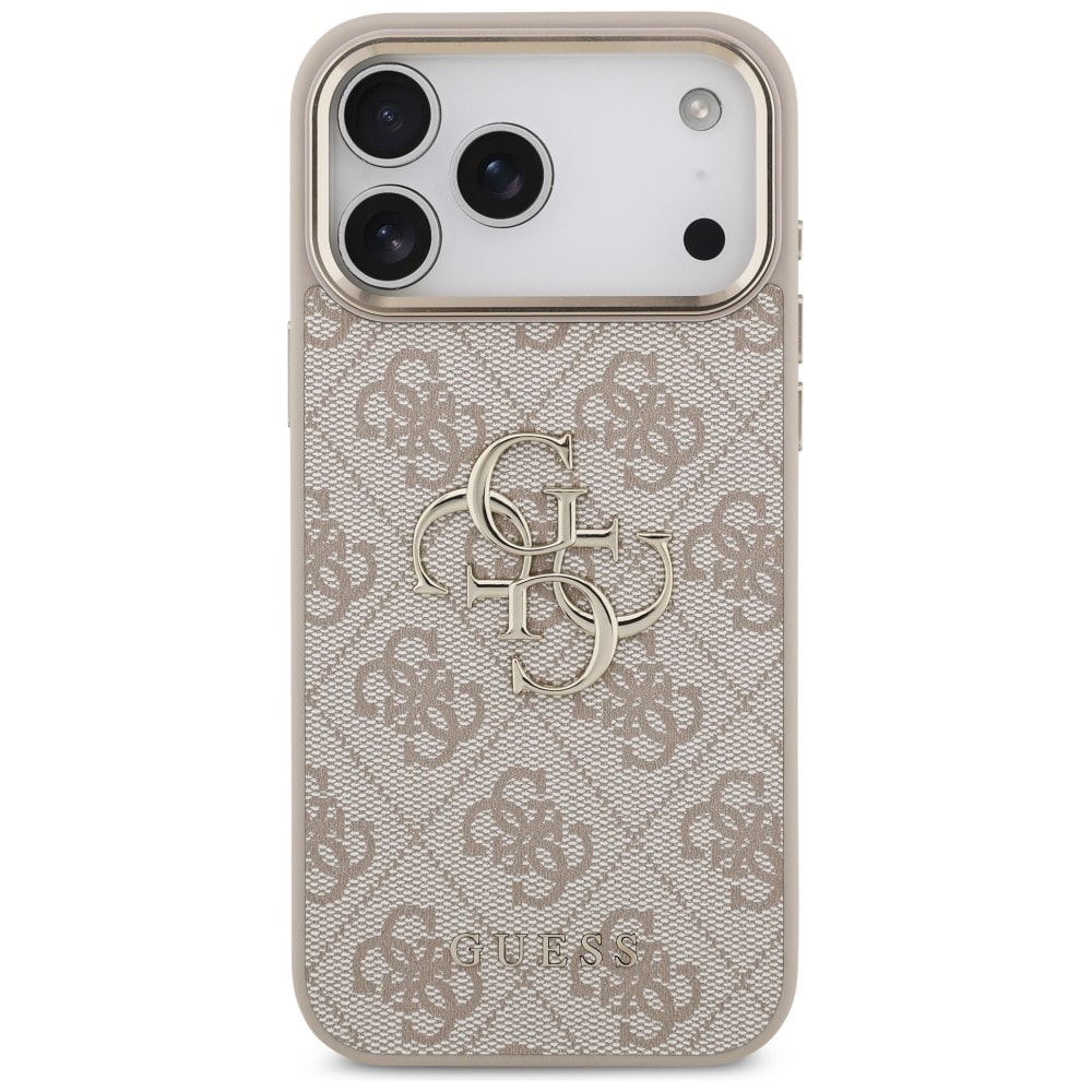 Guess 4G Big 4G Classic Logo-etui til iPhone 17 Pro Max / 18 Pro Max – Rosagull
