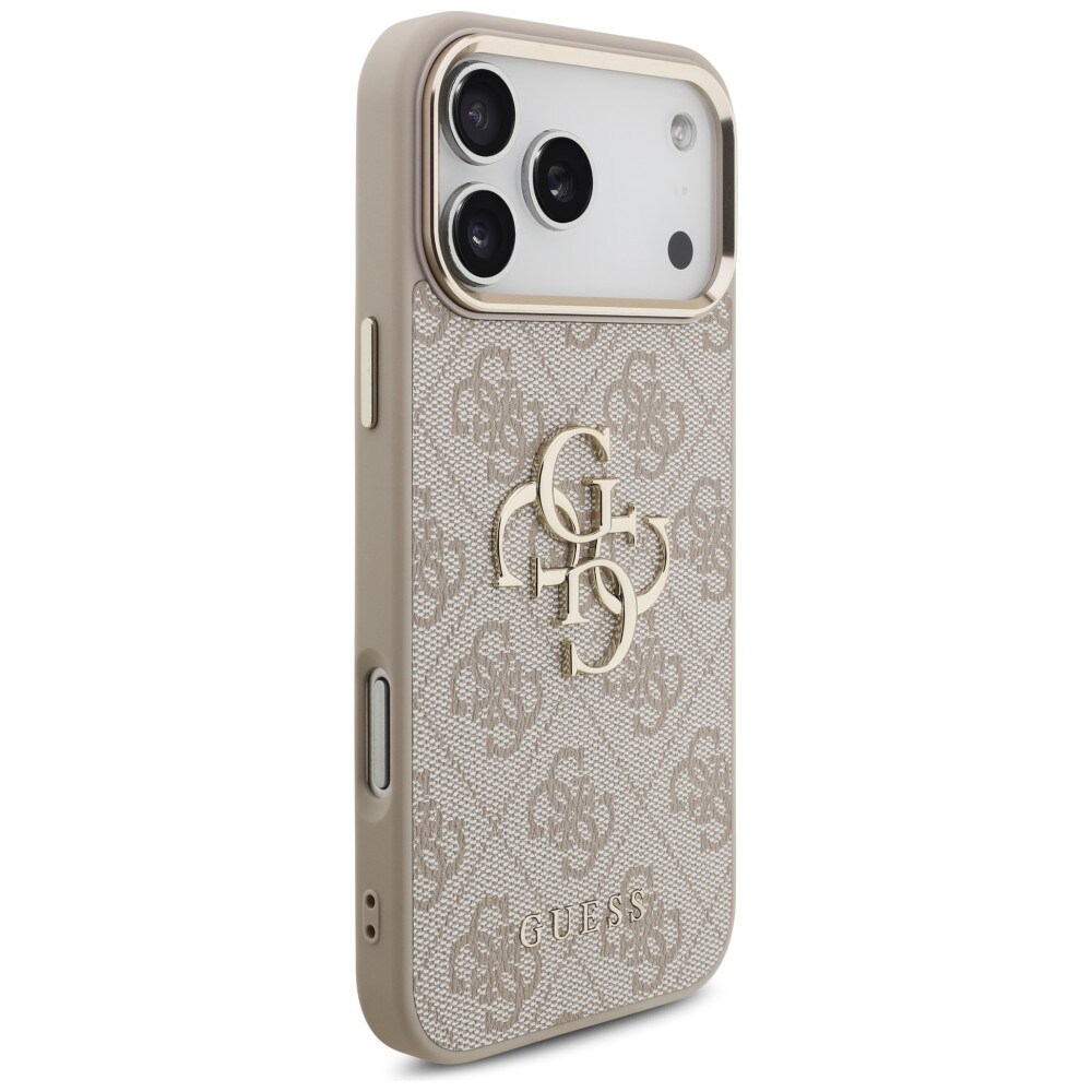Guess 4G Big 4G Classic Logo-etui til iPhone 17 Pro Max / 18 Pro Max – Rosagull