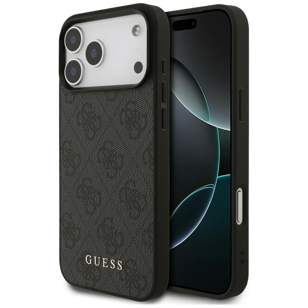 Guess 4G Classic-etui til iPhone 17 Pro Max / 18 Pro Max – svart