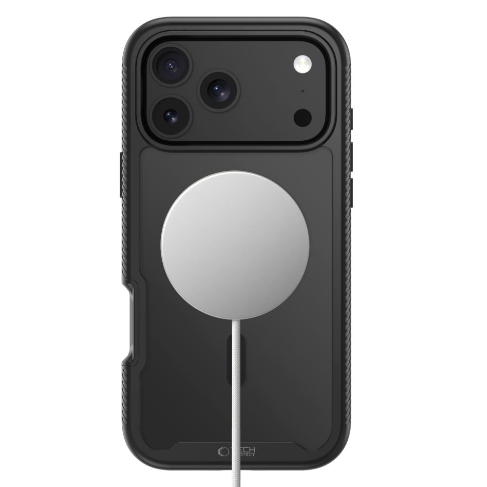 Tech-Protect Defense MagSafe-etui til iPhone 17 Pro Max / 18 Pro Max – matt svart