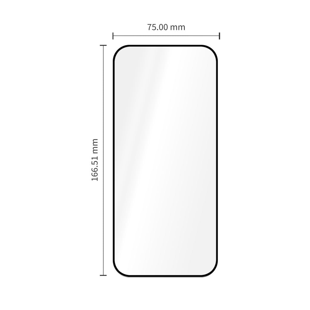 Tech-Protect Glass Fit+ 2-pakning med herdet glass til Xiaomi Redmi 17 4G / 5G – svart