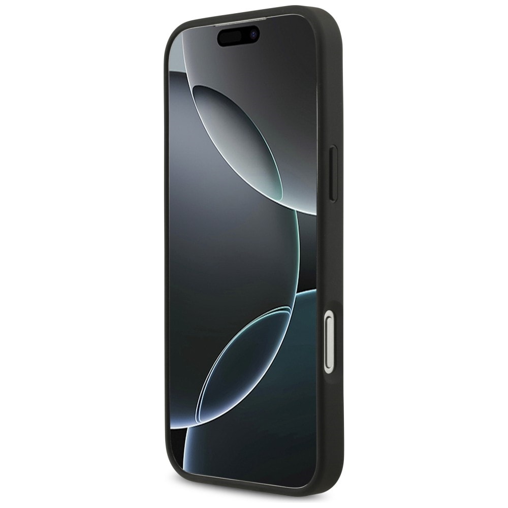 Guess 4G-etui med stort logo for iPhone 17 Pro Max / 18 Pro Max – svart