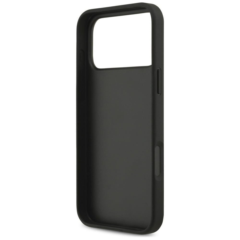 Guess 4G-etui med stort logo for iPhone 17 Pro Max / 18 Pro Max – svart