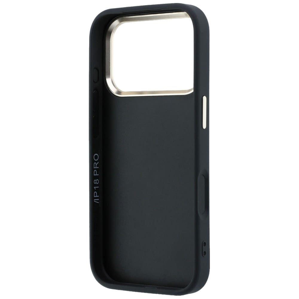 Guess 4G & Big Resin-logoetui til iPhone 17 Pro Max / 18 Pro Max – svart